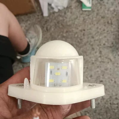 Large Truck Led Digital Rear: License plate lamp