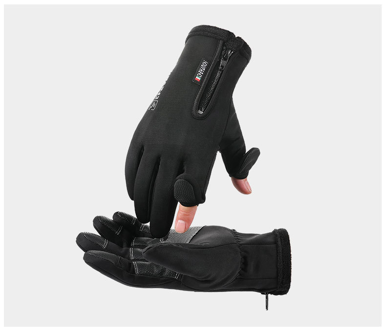 Hombres Estilo Simple Letra Poliéster Guantes 1 Par display picture 2