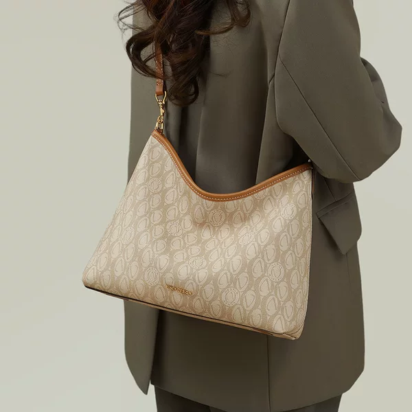 Vintage Luxury Tote Bag for Women 2026 New Trendy Commuter Casual Shopping Underarm Bag Elegant Women's Bag