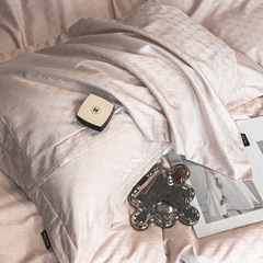 100支長絨棉四件套提花貢緞輕奢風高級感 被套床單純棉四件套批發