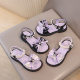Children's Princess Shoes 2025 Summer New Girls' Beach Shoes Cartoon Butterfly Sandals Large Children's Soft Sole Open Toe Shoes