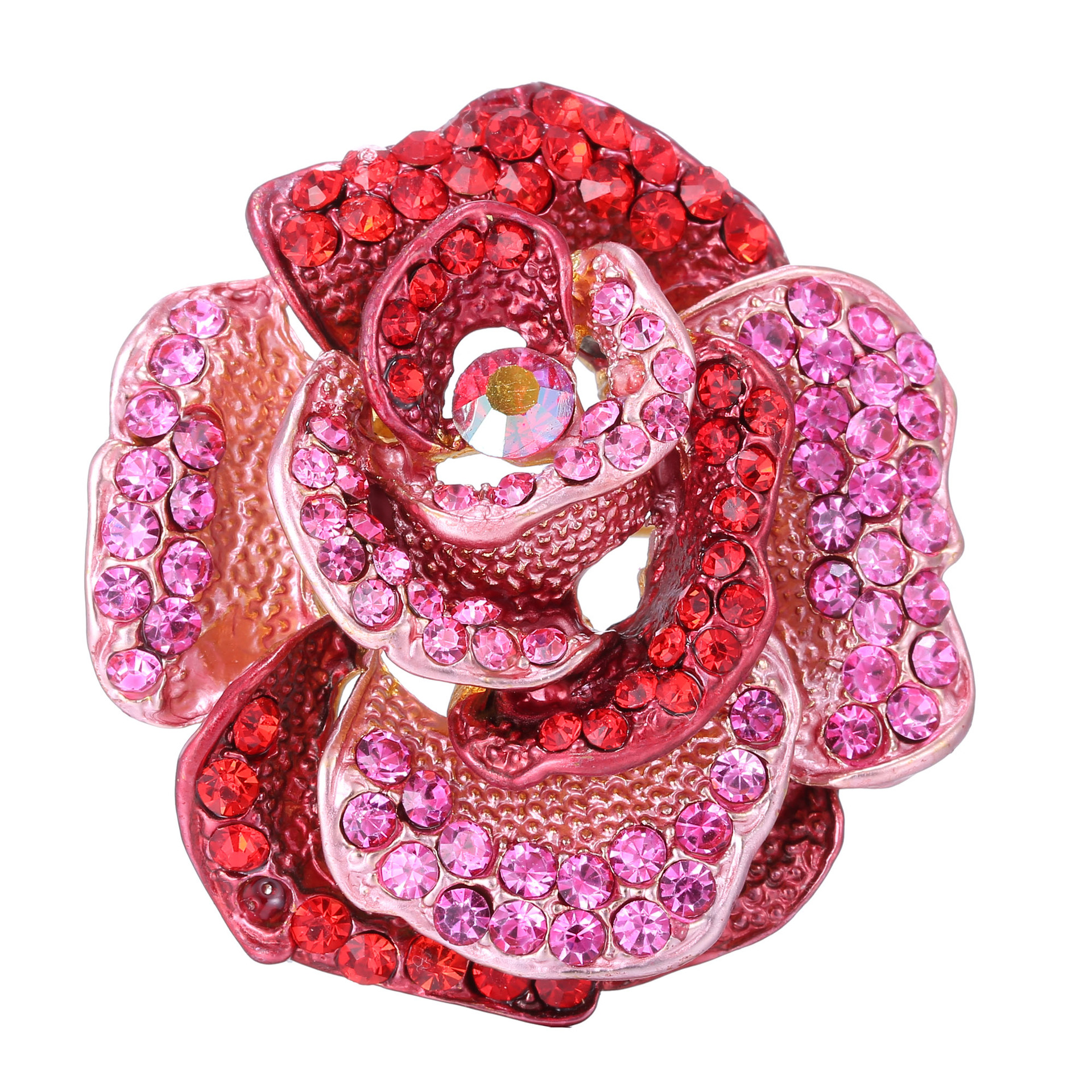 Lady Flower Alloy Inlay Rhinestones Unisex Brooches display picture 9