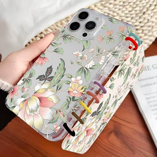 花枝招展笔记本翻盖适用iPhone14/13/12苹果16/17PROMAX手机壳保