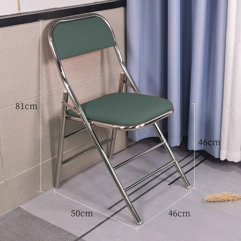 silla de acero inoxidable gruesa silla de respaldo casera reposabrazos individuales asiento de ocio asiento al aire libre silla de comedor taburete
