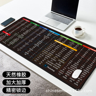 Mouse pad large e-sports game anime cartoon thickened computer office shortcut keys full desk keyboard pad