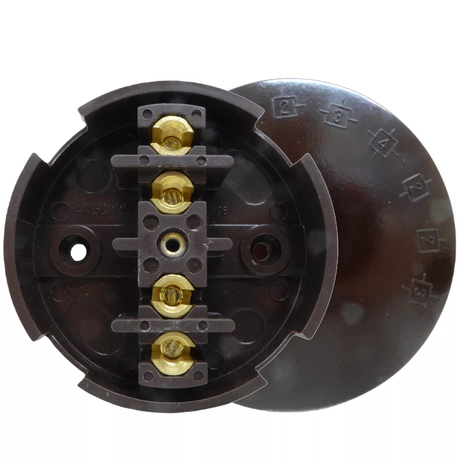 英标塞浦路斯马尔代夫接线盒 20A 4 TERMINAL JUNCTION BOX 80MM