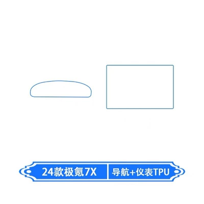 Suitable for 25 models of the Zeekr Car interior film - instrument-navigation