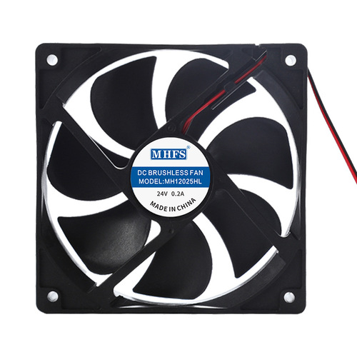Cooling fan 12025 DC fan 12025 120*120*25 industrial fan 12cm chassis cooling fan