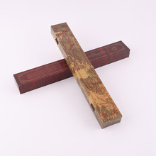 现货批发供应木盒毛笔盒毛笔包装单支装笔盒子