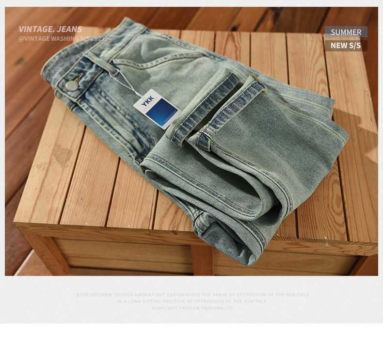 1015 jeans casual da uomo per una sostituzione dei capelli_voghion.com