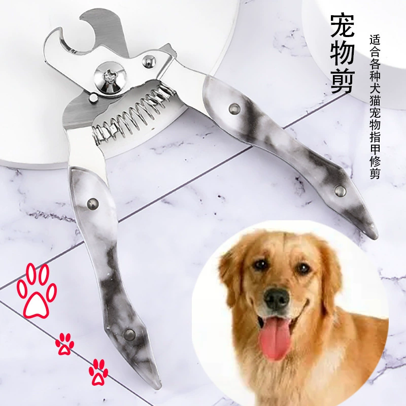 Кусачки для когтей домашних животных, инструмент для чистки когтей кошек и собак, маникюрные кусачки из нержавеющей стали с автоматическим возвратом, ремонт когтей для собак