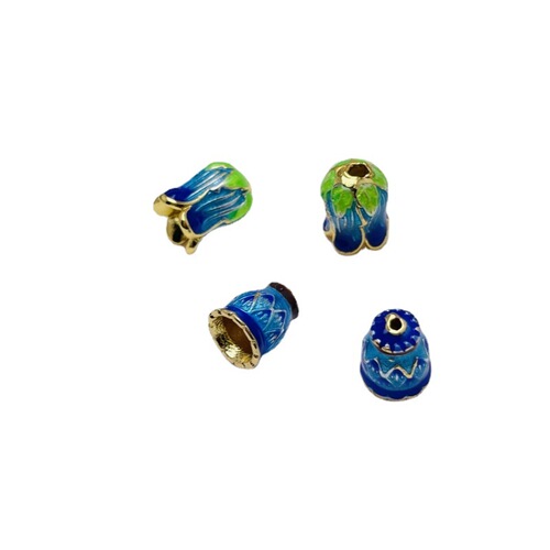 Color-preserving lotus accessories cloisonné flower hat flower tray diy jewelry accessories earrings bracelet necklace handmade materials