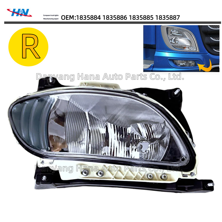 XF106 Luz antiniebla delantera Conjunto halógeno DAF para Dufka Luces 1835884 1835887 1835886