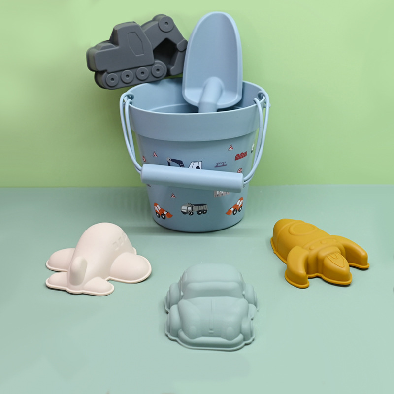 Juguetes de excavación de arena coches barril de playa juguetes de verano transfronterizos en la playa pá para niños excavar arena