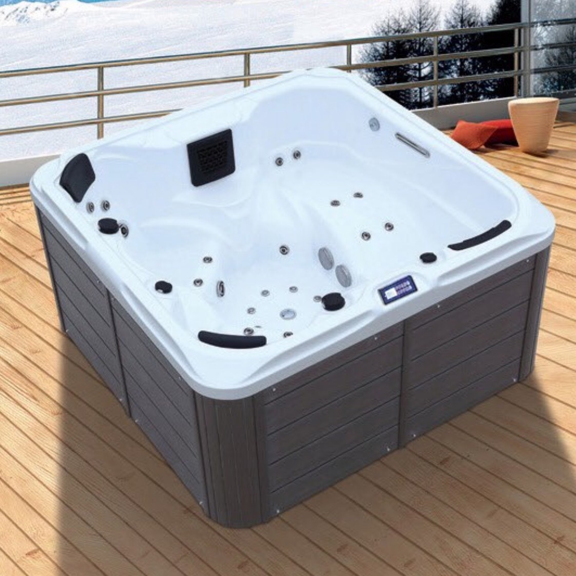 bañera de surf al aire libre 5 personas bañera de surf spa bañera acrílica bañera de jacuzzi