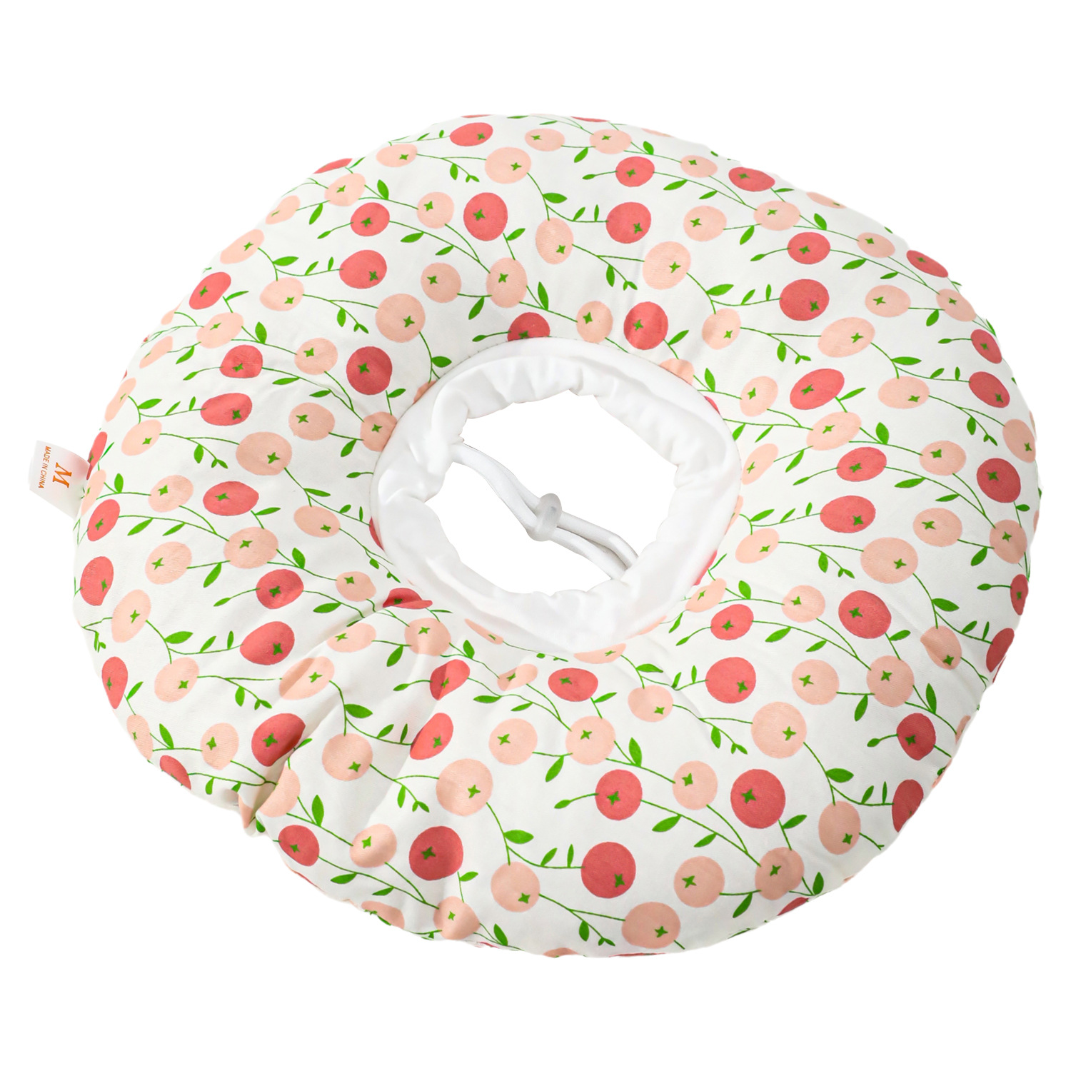 Z algodón impresión Elizabeth anillo ajustable collar de mascota gato anti-lagrapatas cubierta de belleza cubierta