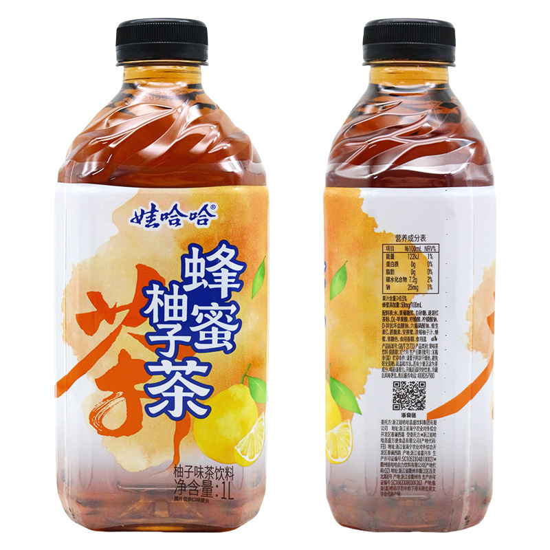 娃哈哈冰红茶柠檬味茶饮料大瓶装 1L*12瓶整箱装-阿里巴巴