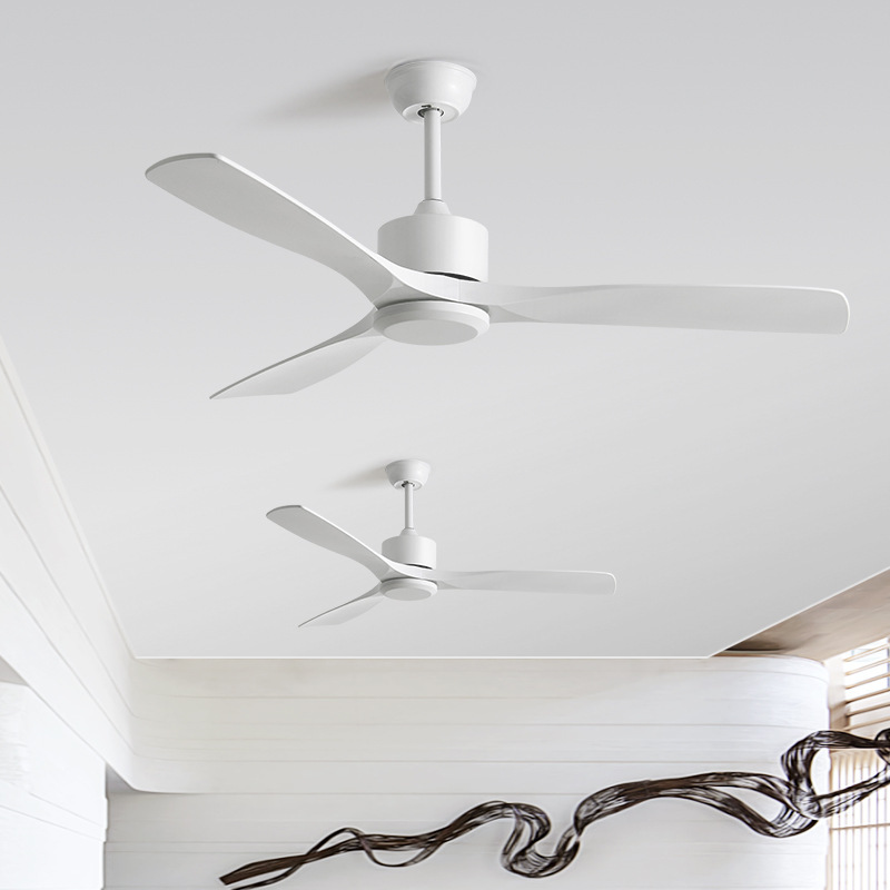 Large Ceiling Fan for Living Room and Dining Room, Industrial Retro Commercial Variable Frequency Lightless Fan, Scandinavian Family-Free