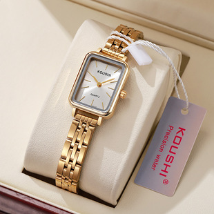 Popular Rectangular Women's Watch Women's Fashion Niche Classic High-end Temperament Light Luxury Quartz Watch