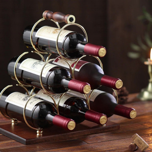 Iron Simple Light Luxury Living Room Wine Rack Storage Display Rack Home Wine Rack Cup Holder Wine Cabinet Display Rack