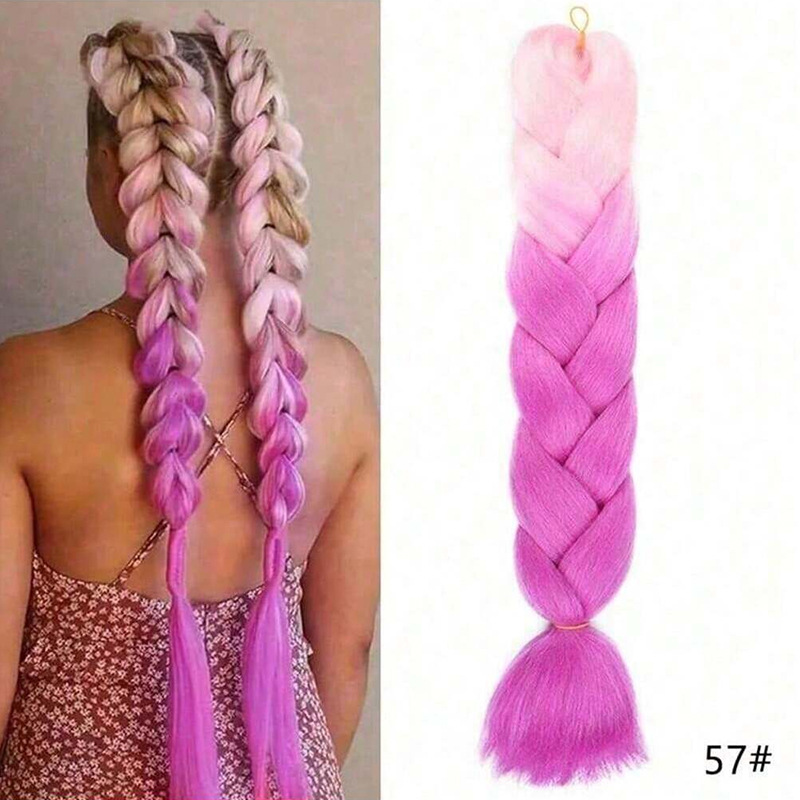 Peruca de trenza africana mujer color trenza artefacto de alta temperatura seda de trenza cabello cabello cab