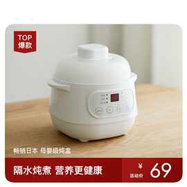 德国电炖锅宝宝蒸煮粥锅婴儿辅食锅bb煲汤燕窝电炖盅隔水炖家用锅