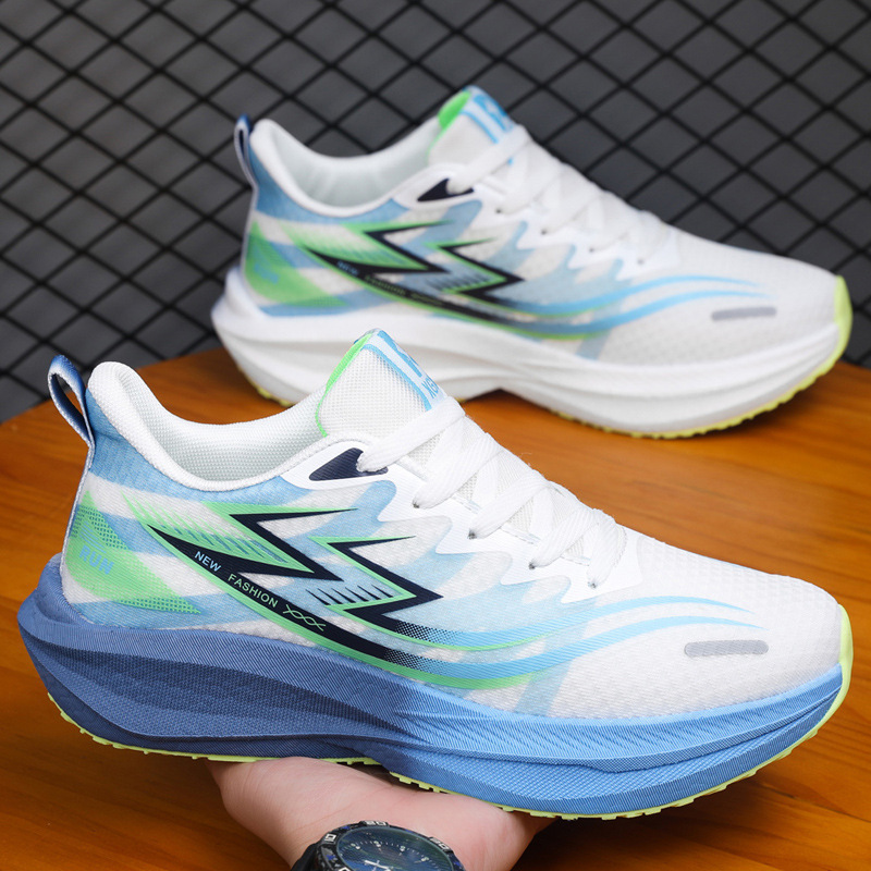 2025 nuevos zapatos para correr para hombres y mujeres, impermeables, transpirables, ligeros, antideslizantes, zapatos para correr, zapatos perezosos, zapatos deportivos con suela blanda que reducen los golpes