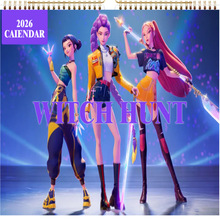 Kpop Demon Hunter Calendar  2026 Calenda Kpop 恶魔猎人日历