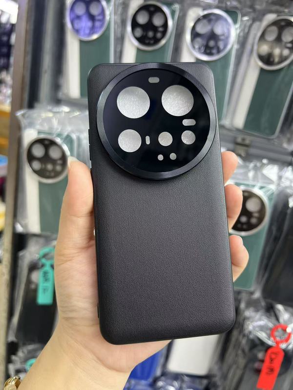 Huawei Mate60pro に適した新しいスタイルのコントラストカラーのオールインクルーシブプレーンレザー携帯電話ケース Mate50 肌の感触の落下防止保護カバー|undefined