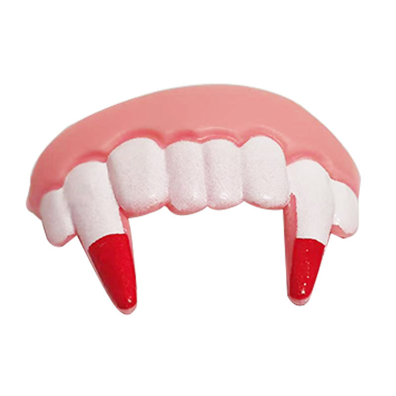 Levantando dentaduras postizas para perros Dientes de Halloween Divertidos y divertidos Divertidos y engañosos Dientes de fábrica de Corgi Dientes de perro Dientes de conejo