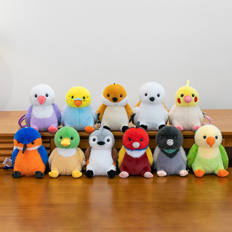 Bear Legend Simulation Bird Cross-Border Plush Toy Doll Tit Parrot Doll Wholesale Children's Birthday Gift
