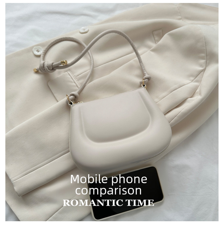 Crossbody Bag 2023 New PU Fashion Solid Color Elegant Underarm Bag Stylish Shoulder Bag Winter Women_voghion.com