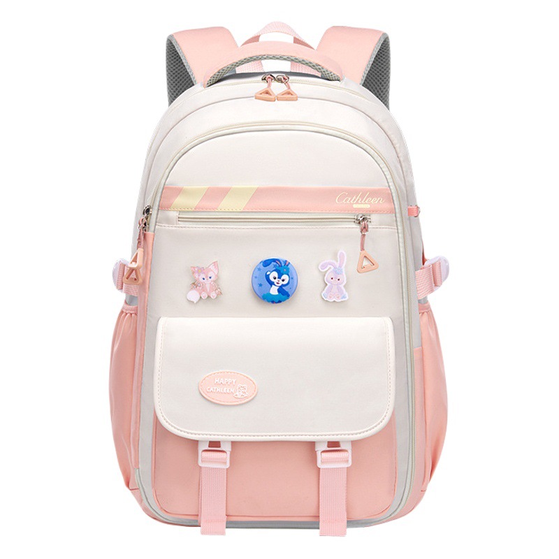 Schoolbags to Reduce the Burden for Primary School Students, Ultra-Light, Junior High School Students, Ins Large-Capacity Sixth Grade Backpacks, Lightweight Backpacks