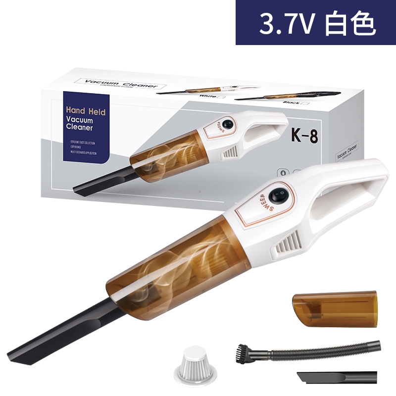 Factory direct sales of new car-home dual-purpose high-power strong suction car vacuum cleaner wireless charging handheld vacuum cleaner