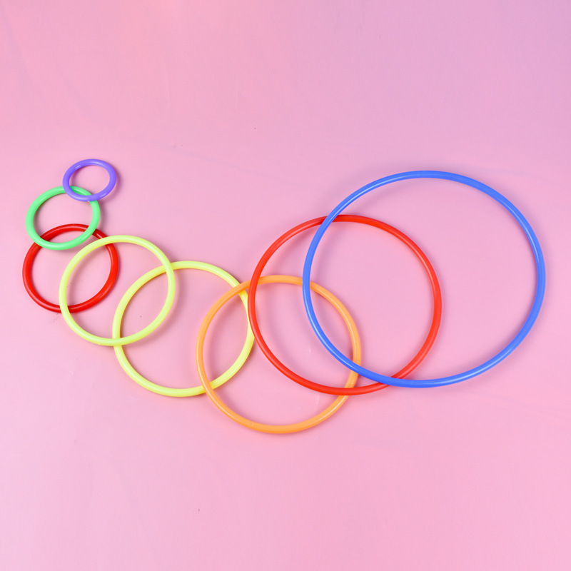 Factory Direct Night Market Street Stall Throwing Ring Game Plastic Rings Thick Solid Rings