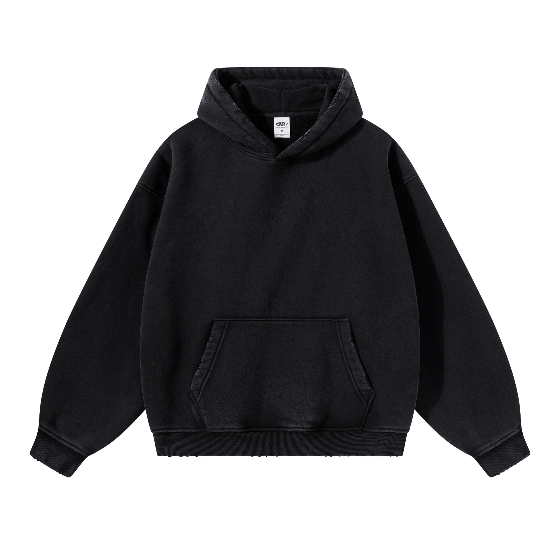Transfronterizos de gran tamaño americano retro hombre suéter pesado chaqueta suelta Europa y América hombre sudadera con capuchón hombre