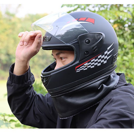 Thickened Wind-proof Hat Full Helmet Unisex Helmet Motorcycle Helmet Electric Car Helmet Warm Helmet