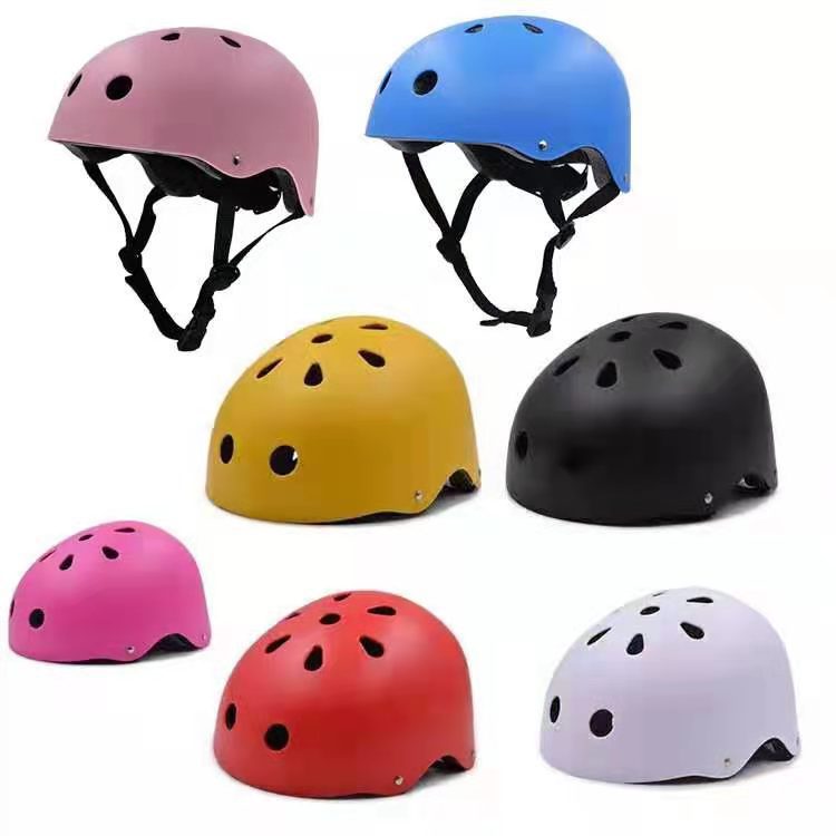 Electric bicycle cycling helmet roller skating hip-hop skating roller skating plum blossom helmet adjustable safety hat