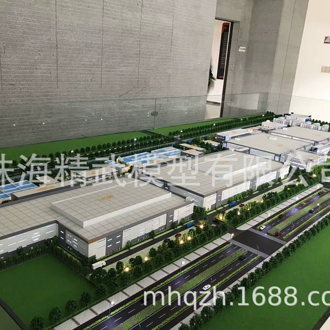 Производственная компания по производству песочных столов, модель заводской площади, модель промышленного песочного стола, производство моделей заводских зданий