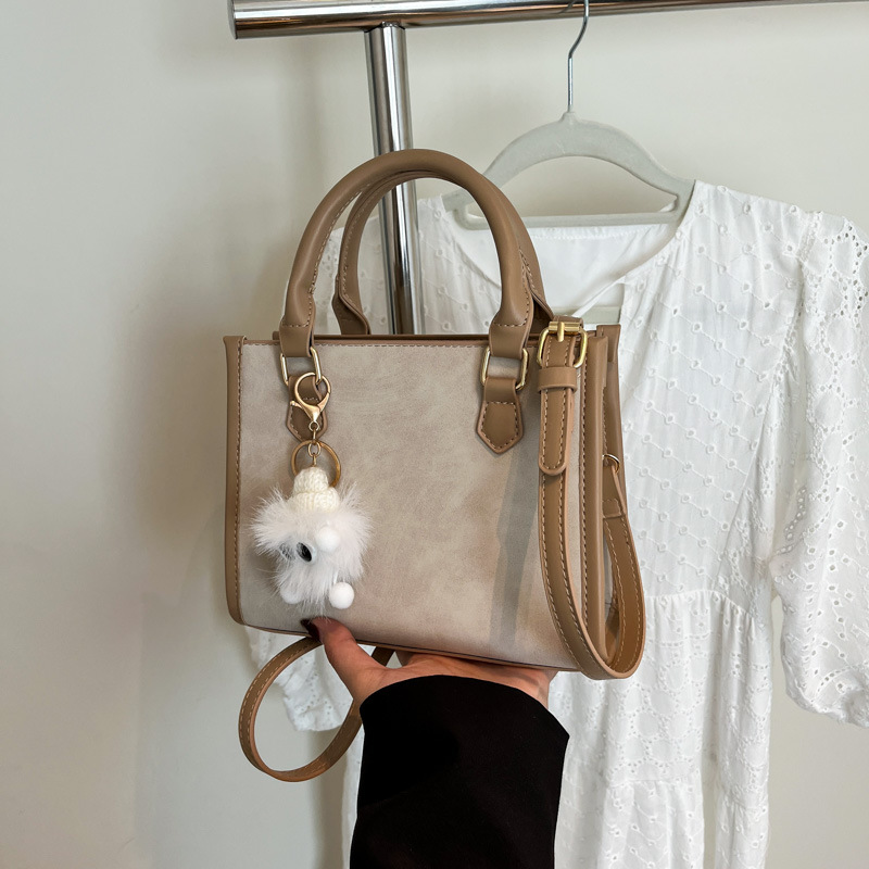 Bolso de mano más vendido transfronterizo para mujeres 2025, nuevo color de contraste, bolso de hombro casual de textura, bolso de moda