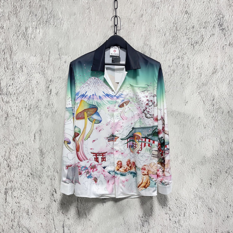 Casablanca 25 Mountaineer Hawaiian Style Vacation Hawaiian Shirt for Men and Women Couples