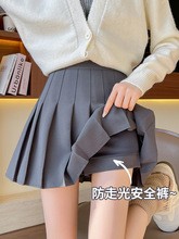 半身裙百褶裙女春秋冬2025新款高腰字防走光西装显瘦毛呢短裙