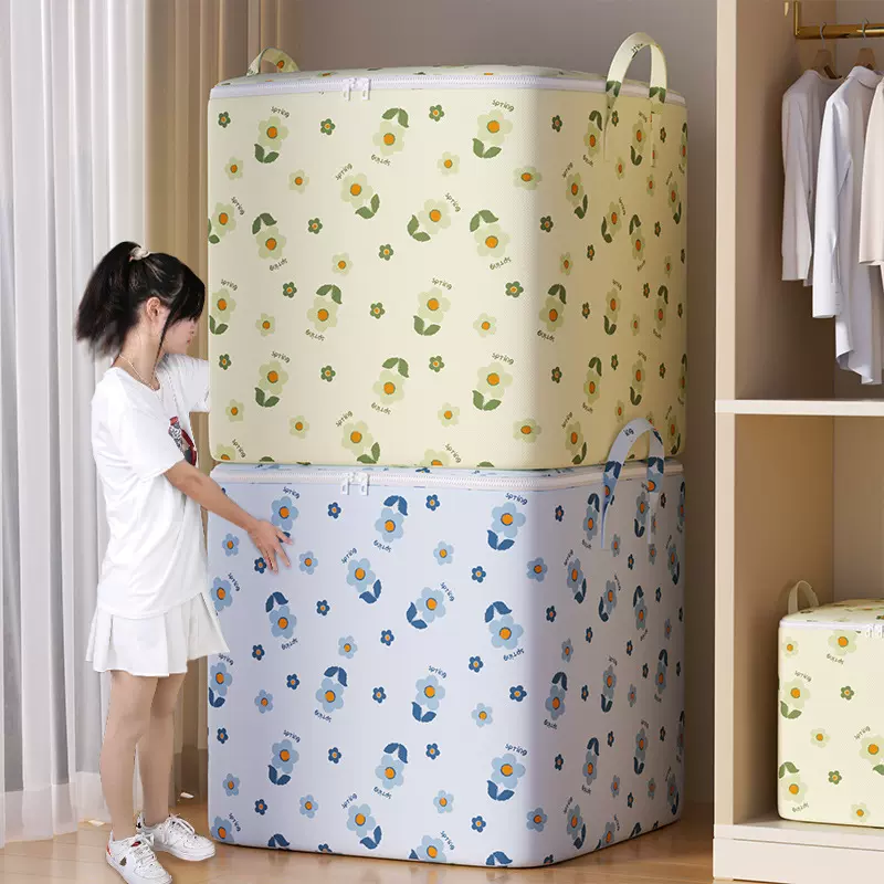 新款加厚大容量被子收纳袋家用衣柜衣物收纳箱防尘防潮搬家打包袋