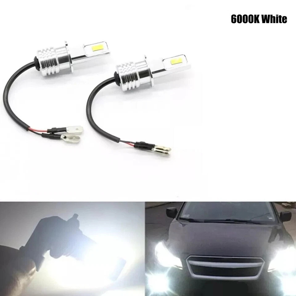 Bombilla LED automotriz H3 3570 2SMD lámpara de niebla H3 80W faro CSP lámpara de niebla faro