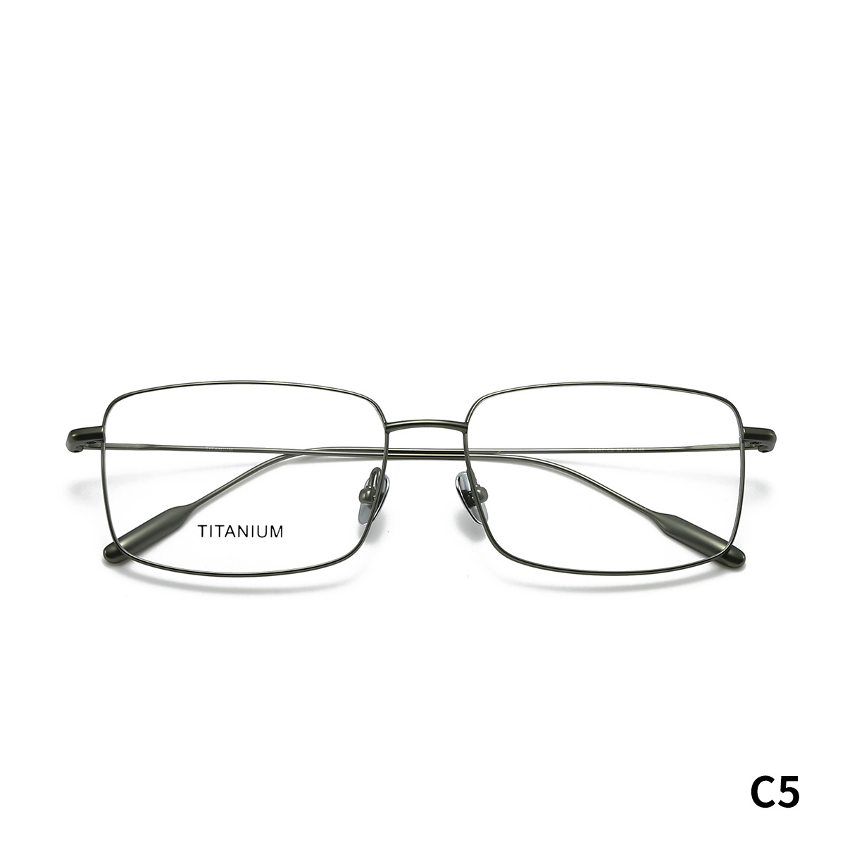 STUDIOMUKU gafas de madera cool aire abierto cuadrado marco de gafas de marco completo marco de gafas de negocios cómodo ultra ligero