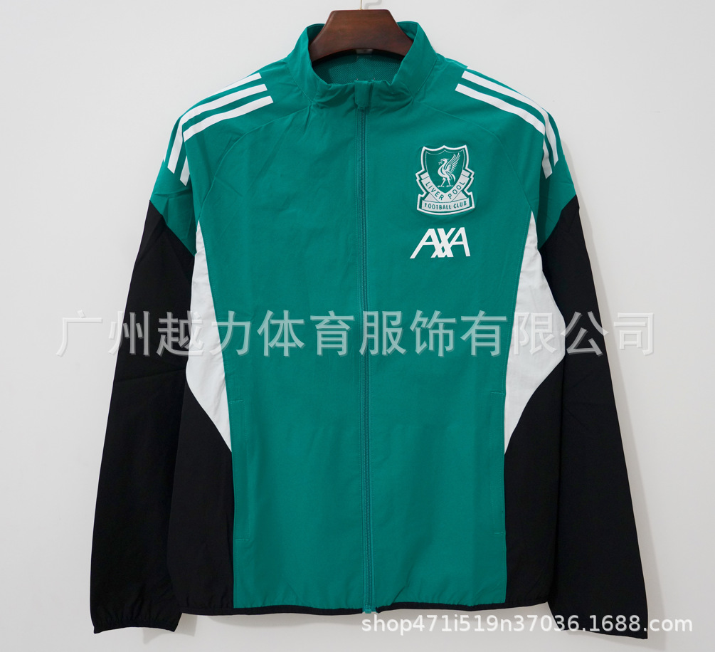 Chaqueta Bordada retro de manga larga y gruesa Manchester United Barcelona Inglaterra Brasil Real Madrid Liverpool image 60