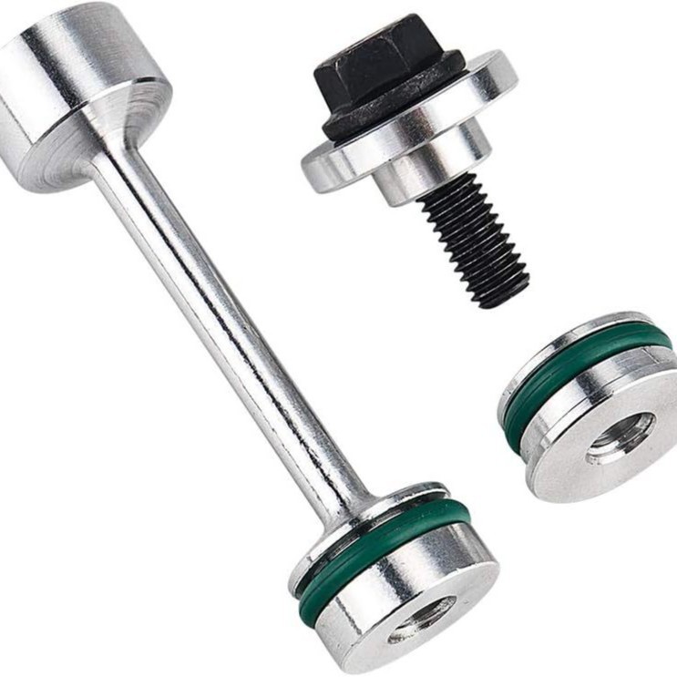Steel Billet Aluminum Oil Steering Gear Barbell Oil Restrictor 3-Piece Set
