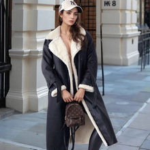 ŷ��Ů������Ƥë�޹ŵ����Long high-end leather coat winter