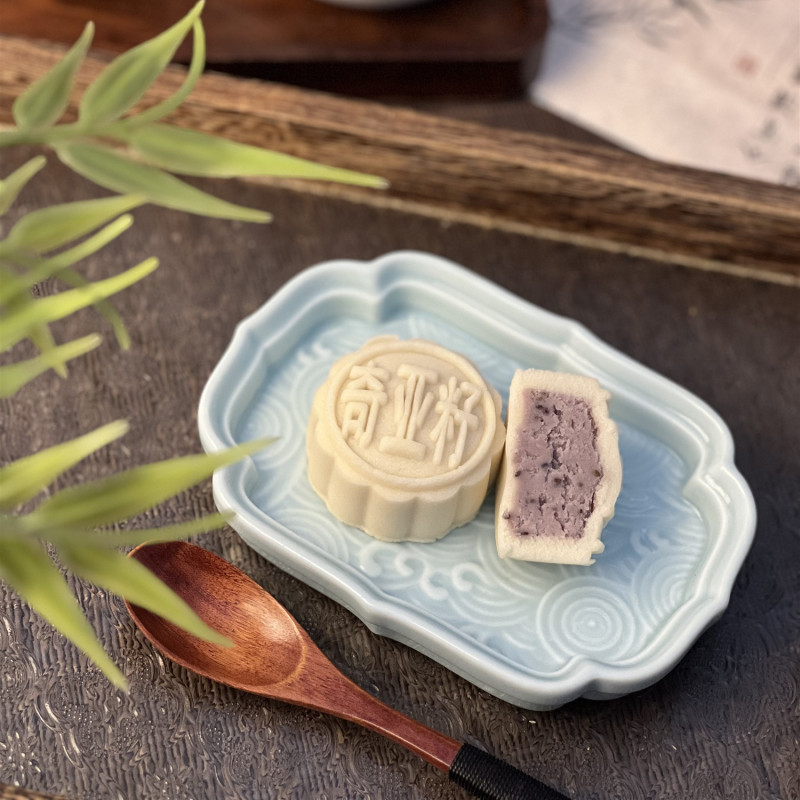 南宋雪月米月饼中秋月饼五仁黑芝麻多口味纯白皮米月饼厂家批发|undefined