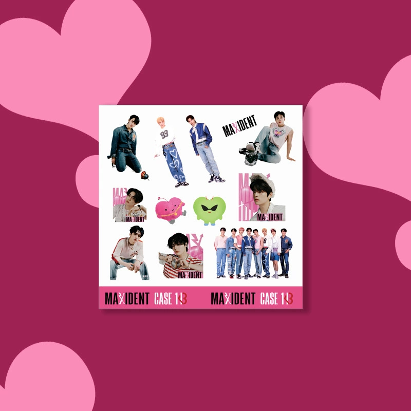 Наклейка на телефон (Stray Kids), безусадочная клейкая лента, 137×137 мм, 2 варианта